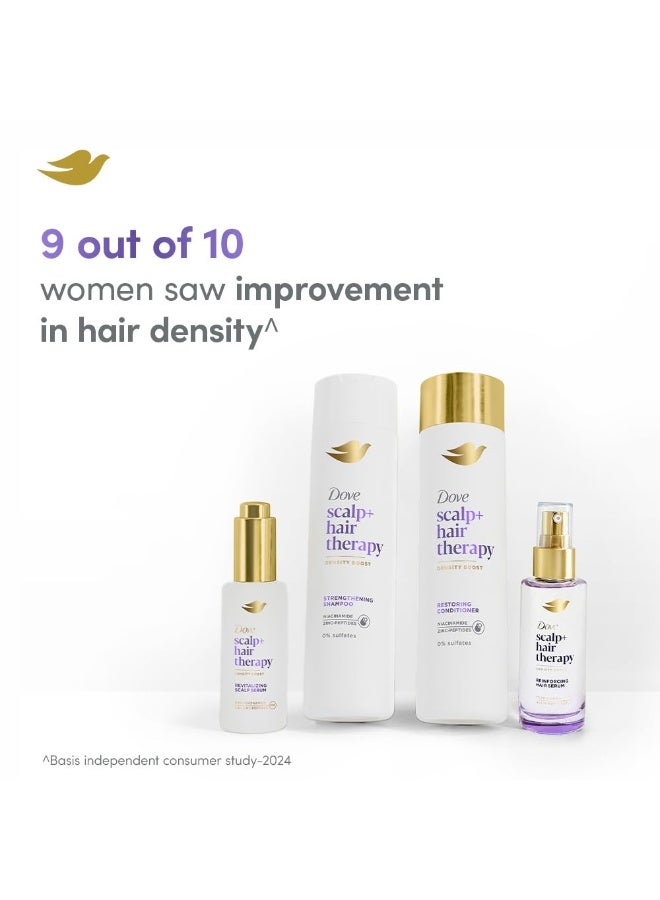 Dove Scalp + Hair Therapy Density Boost Reinforcing Hair Serum with active ingredients 1% Pro-Lipids and Multi-peptides for visibly denser hair 50ml - Image 4